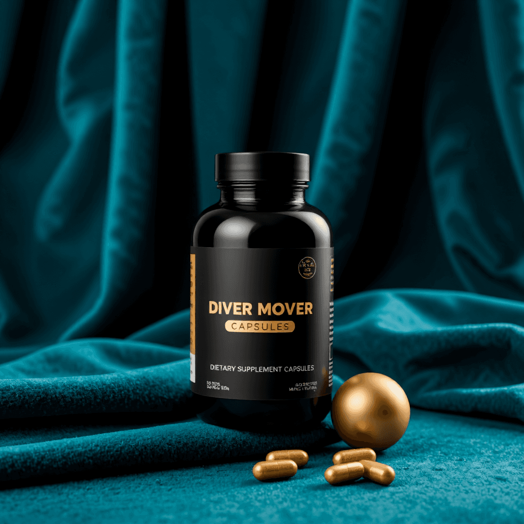 product photography of a bottle of dietary supplement capsules for probiotics