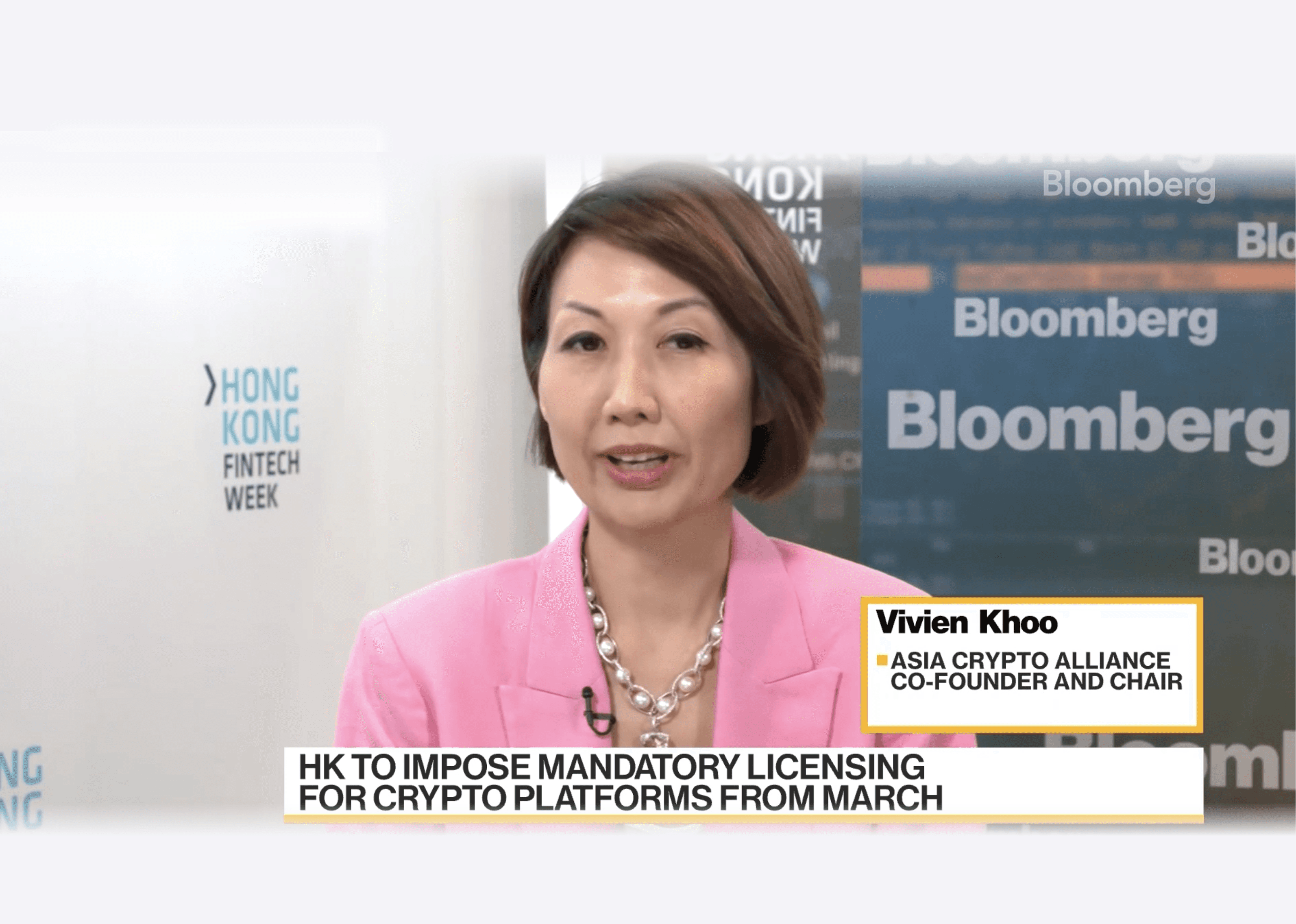 Vivien Khoo live about HK Fintech Week 2022