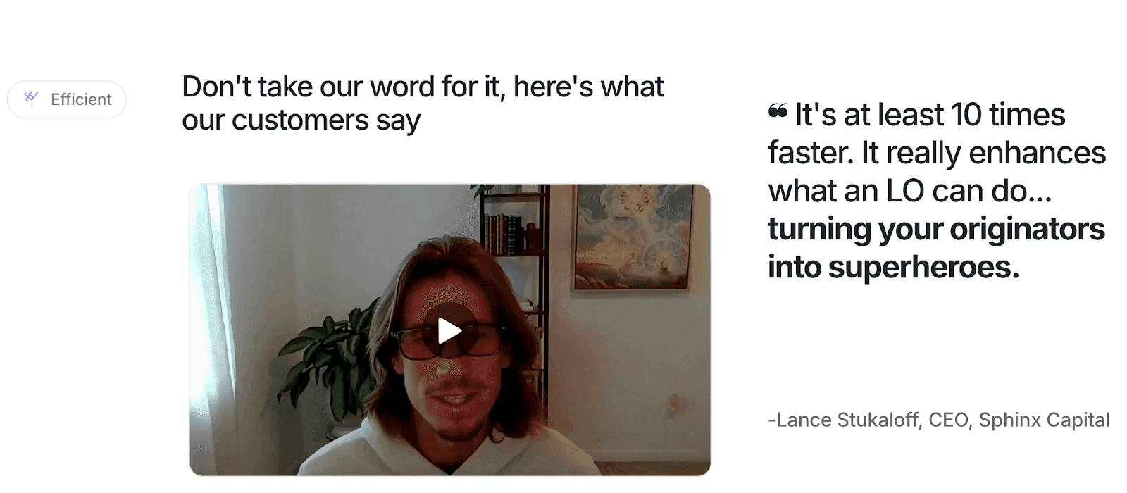 Addy testimonial