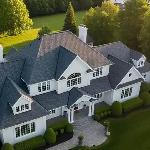 New roof on a home