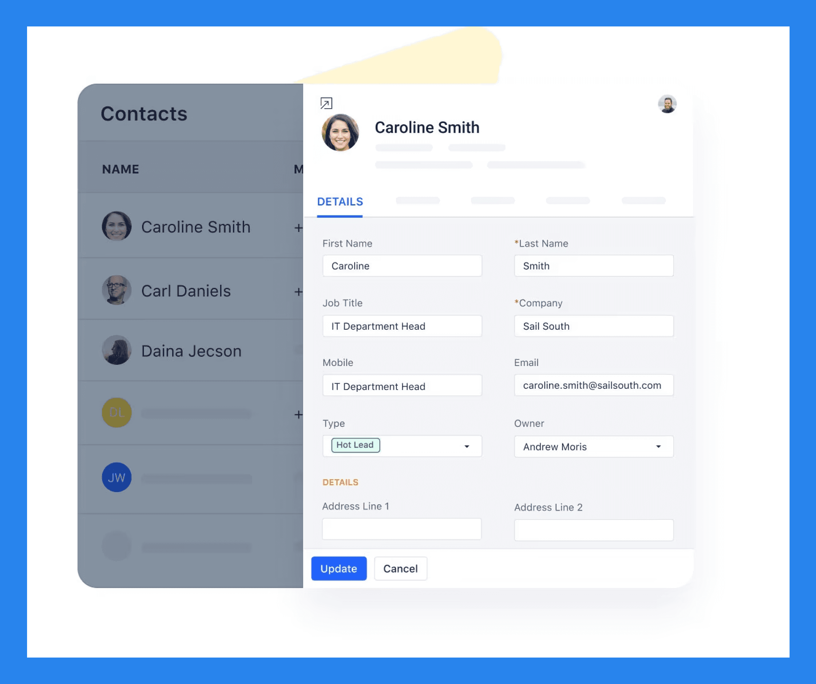 Salesmate’s Key Features: Contact Management & Pipelines