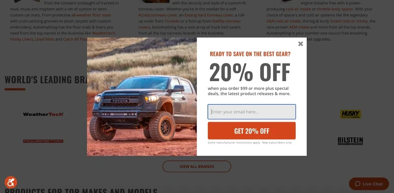 Automotive_email_popup