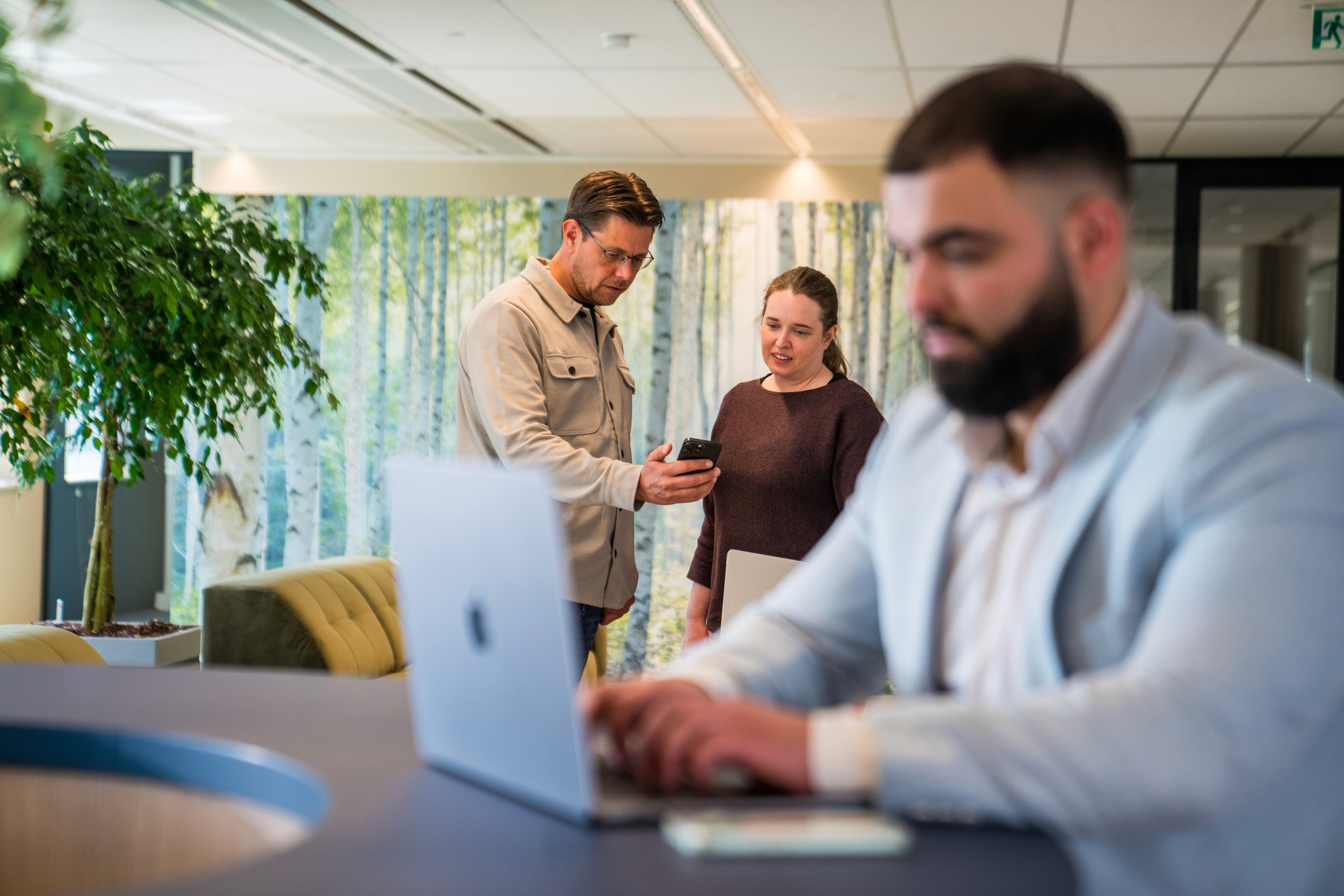 Scientist in laboratorium