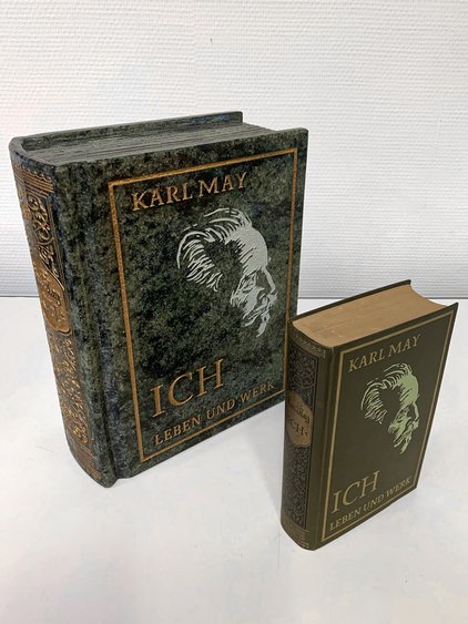 Karl May Buch aus Stein