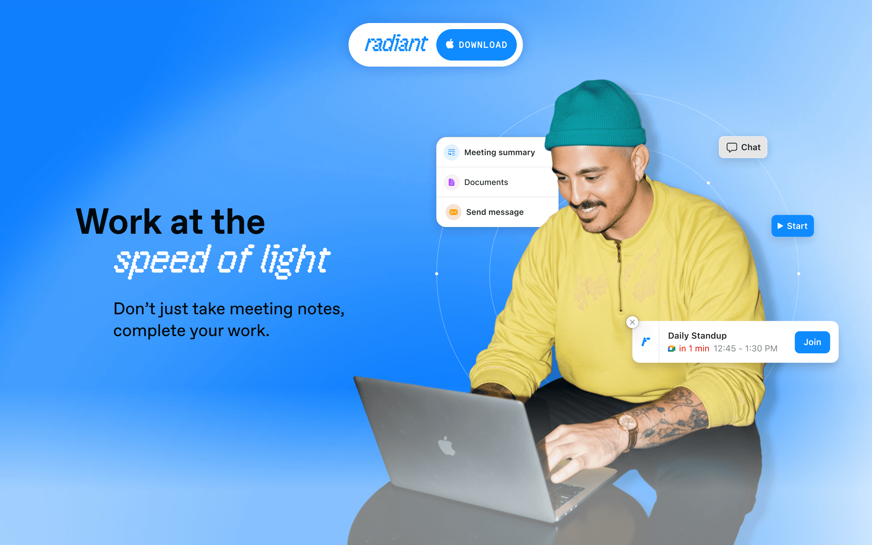 Radiant by Supernormal - solution speed.