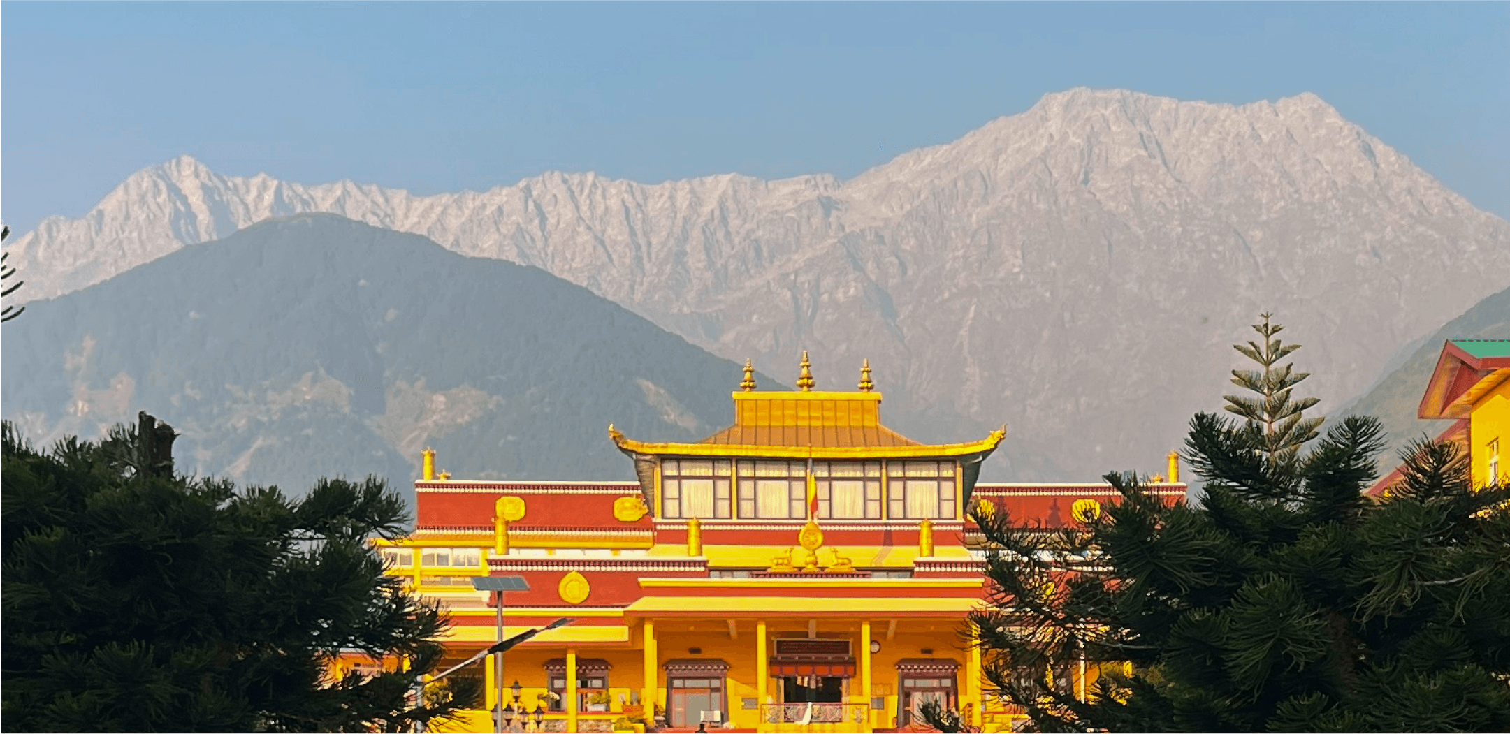 Gyoto monastary in Dharamshala India, retreat to india, tour buddhism