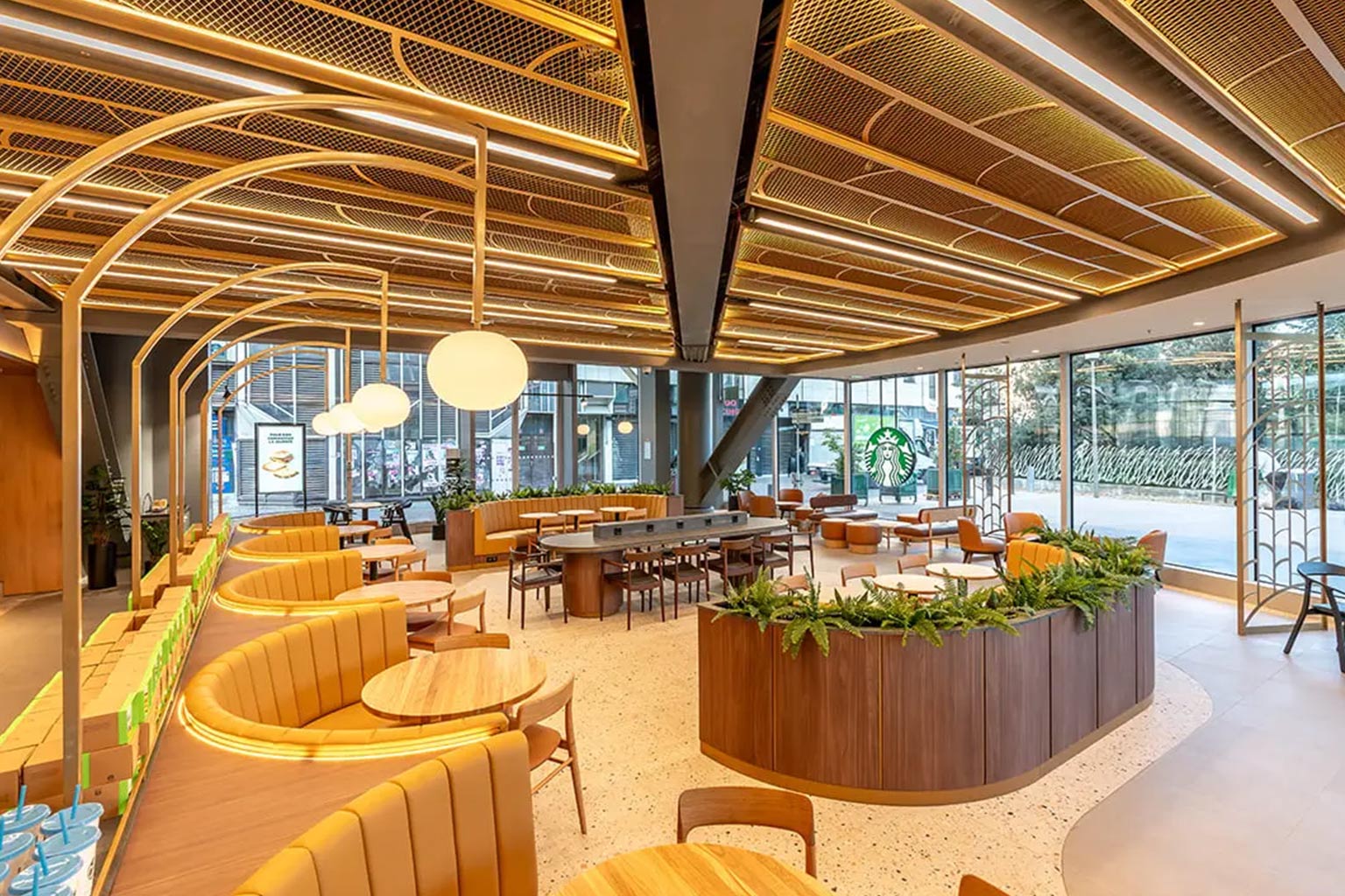 Starbucks Paris interior design