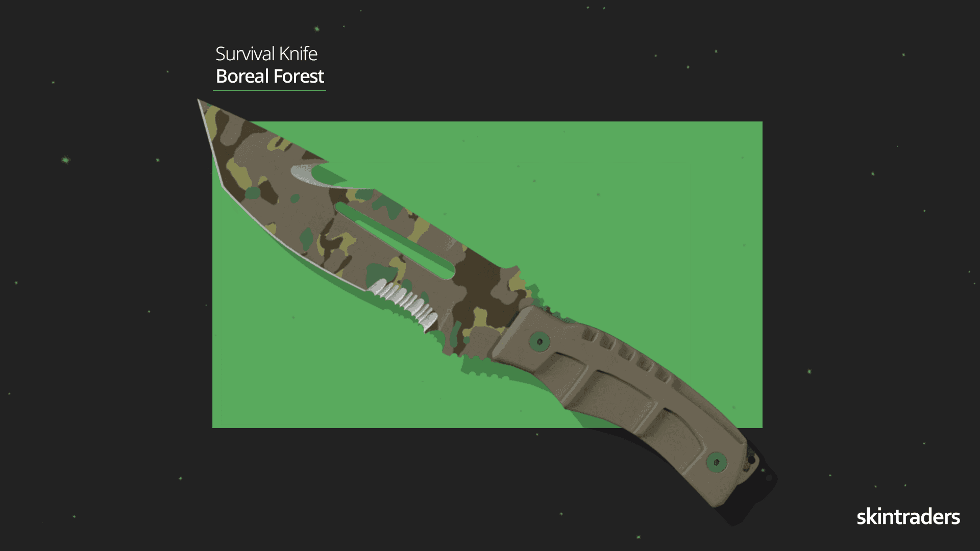 Survival Knife Boreal Forest Skin Showcase