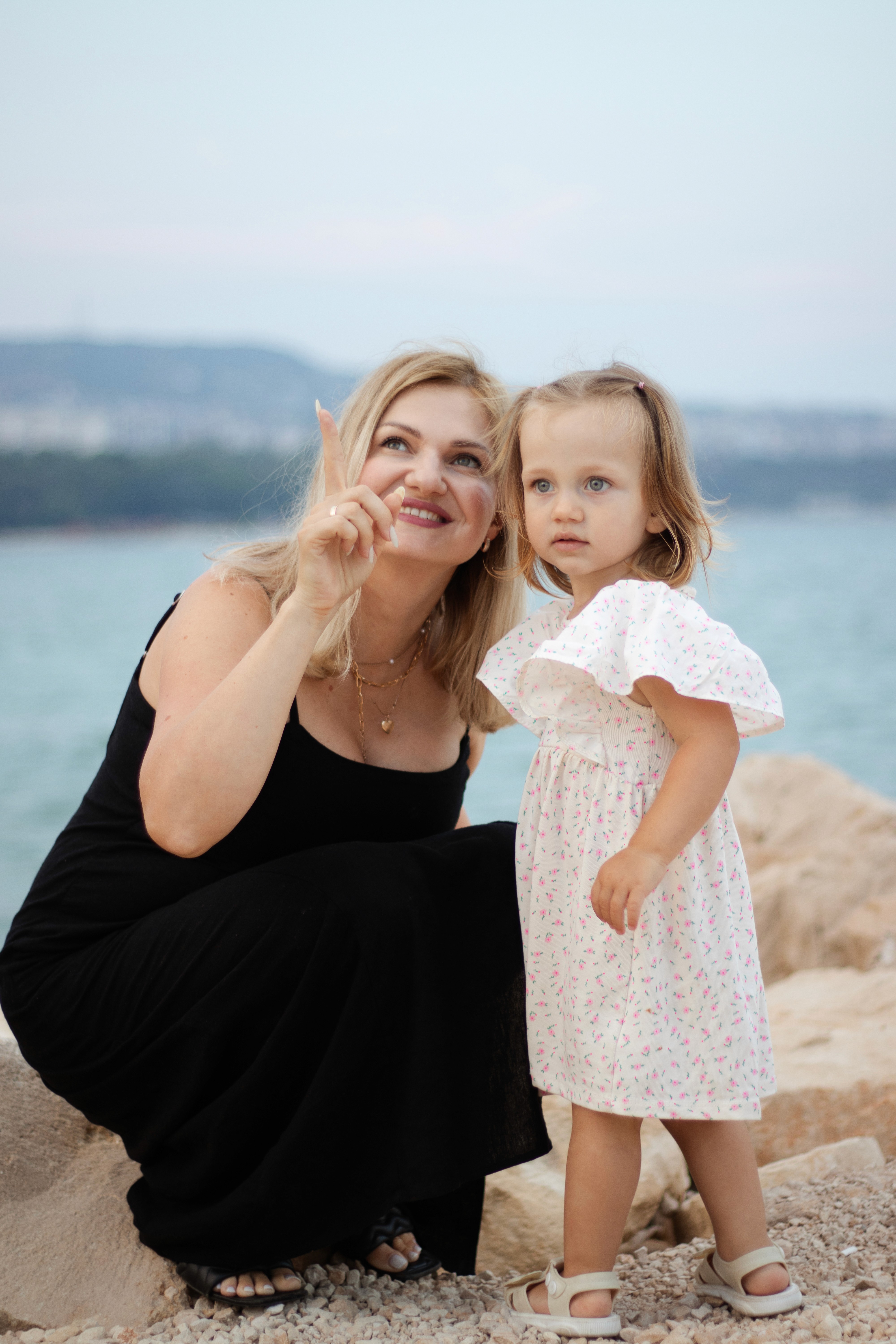 a person holding a baby