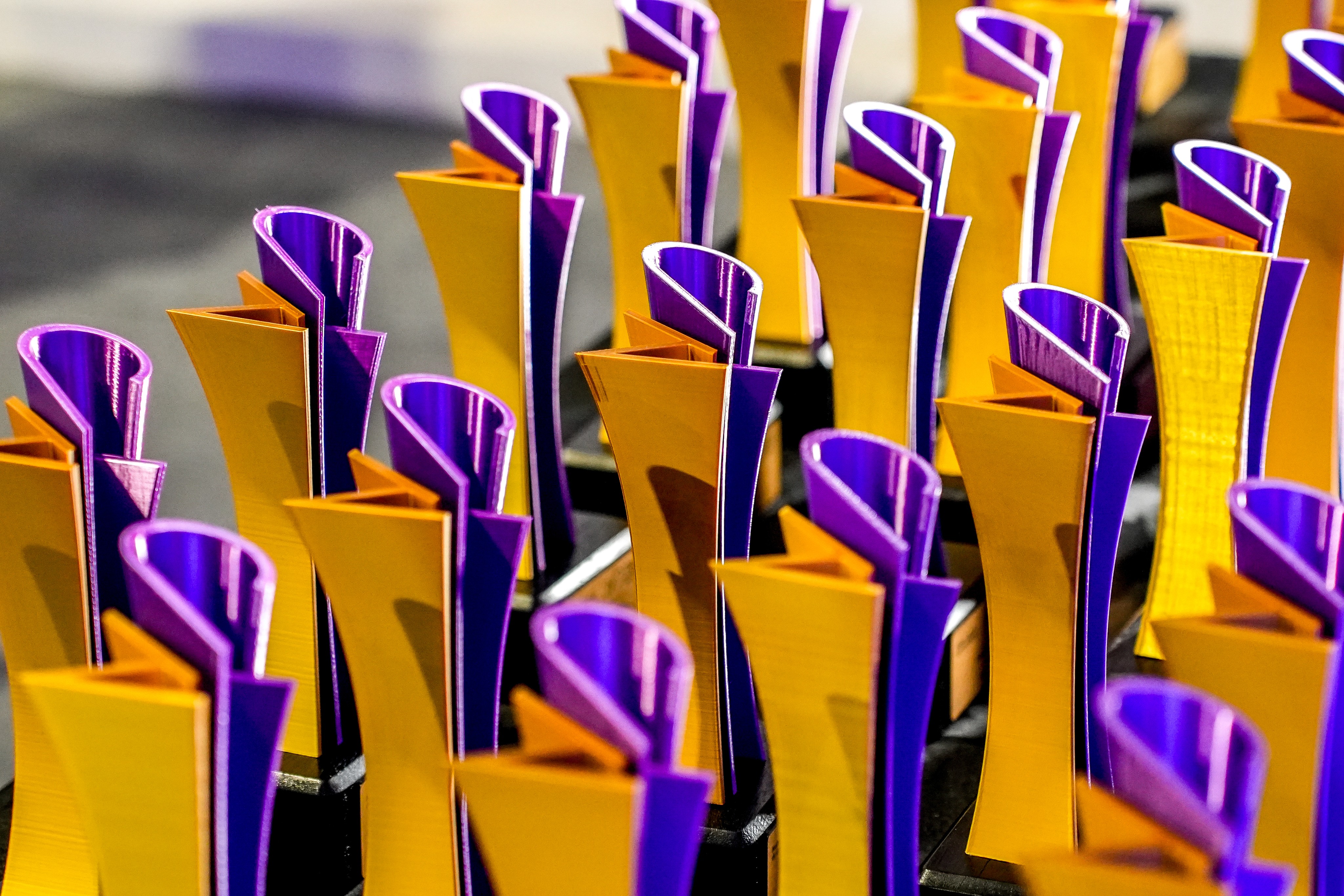 Trofeús da premiação excelência em marca própria