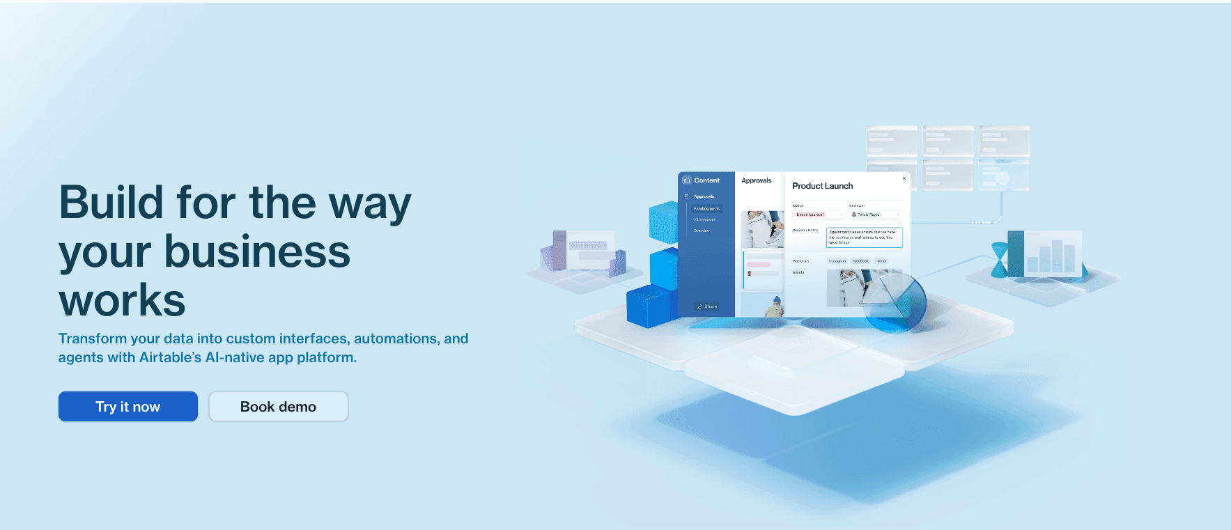 Airtable's platform interface