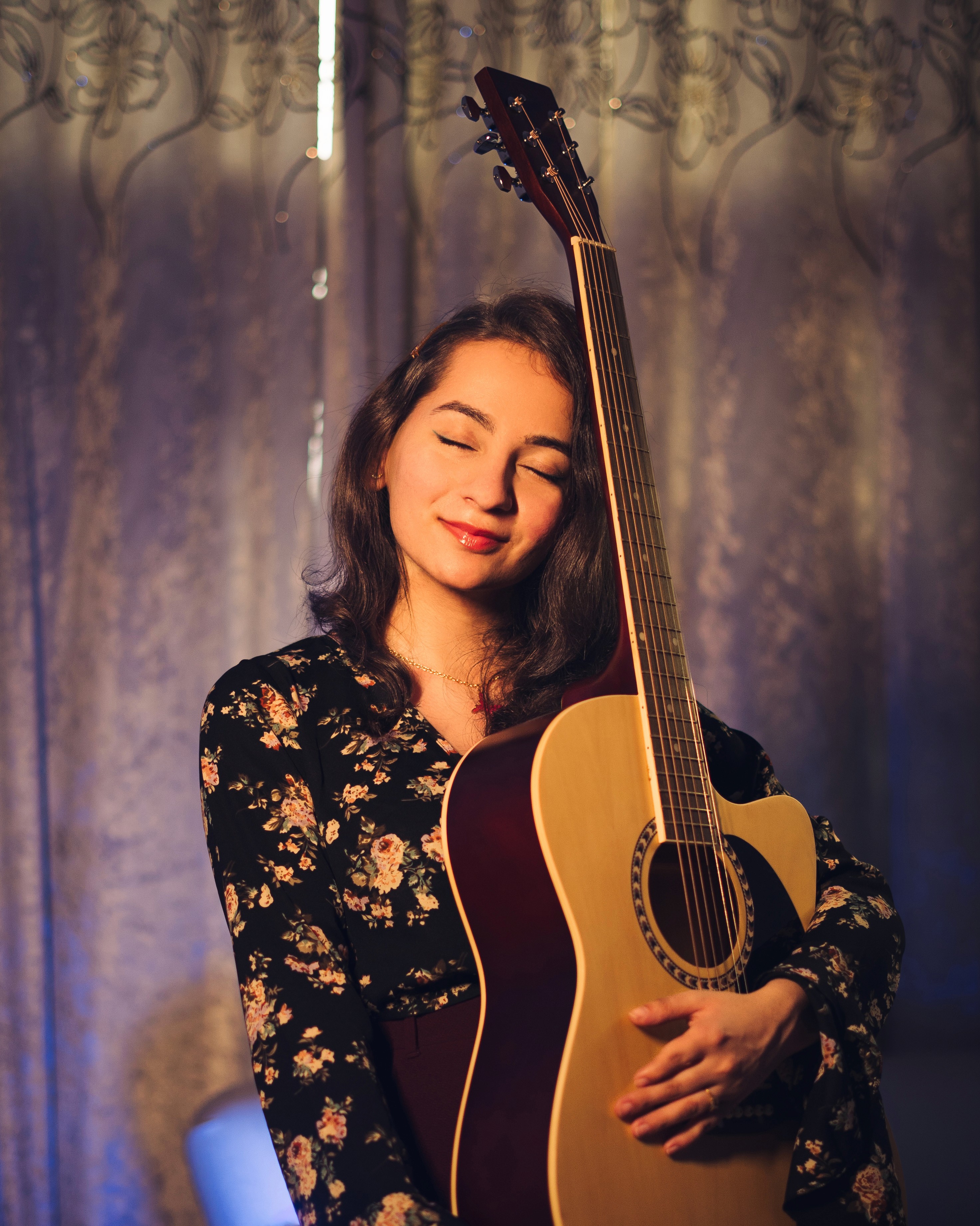 A black female model