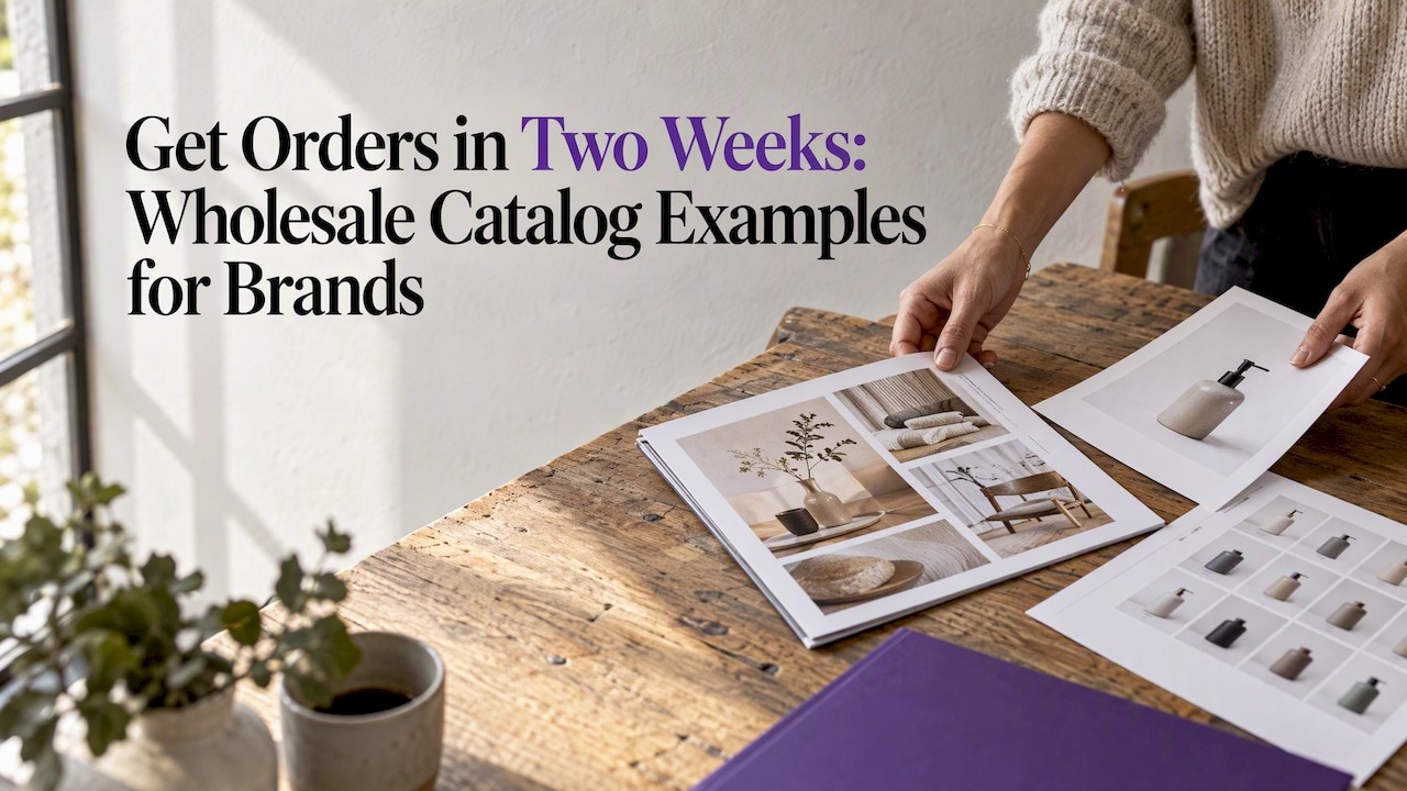 Get Orders in Two Weeks: Wholesale Catalog Examples for Brands