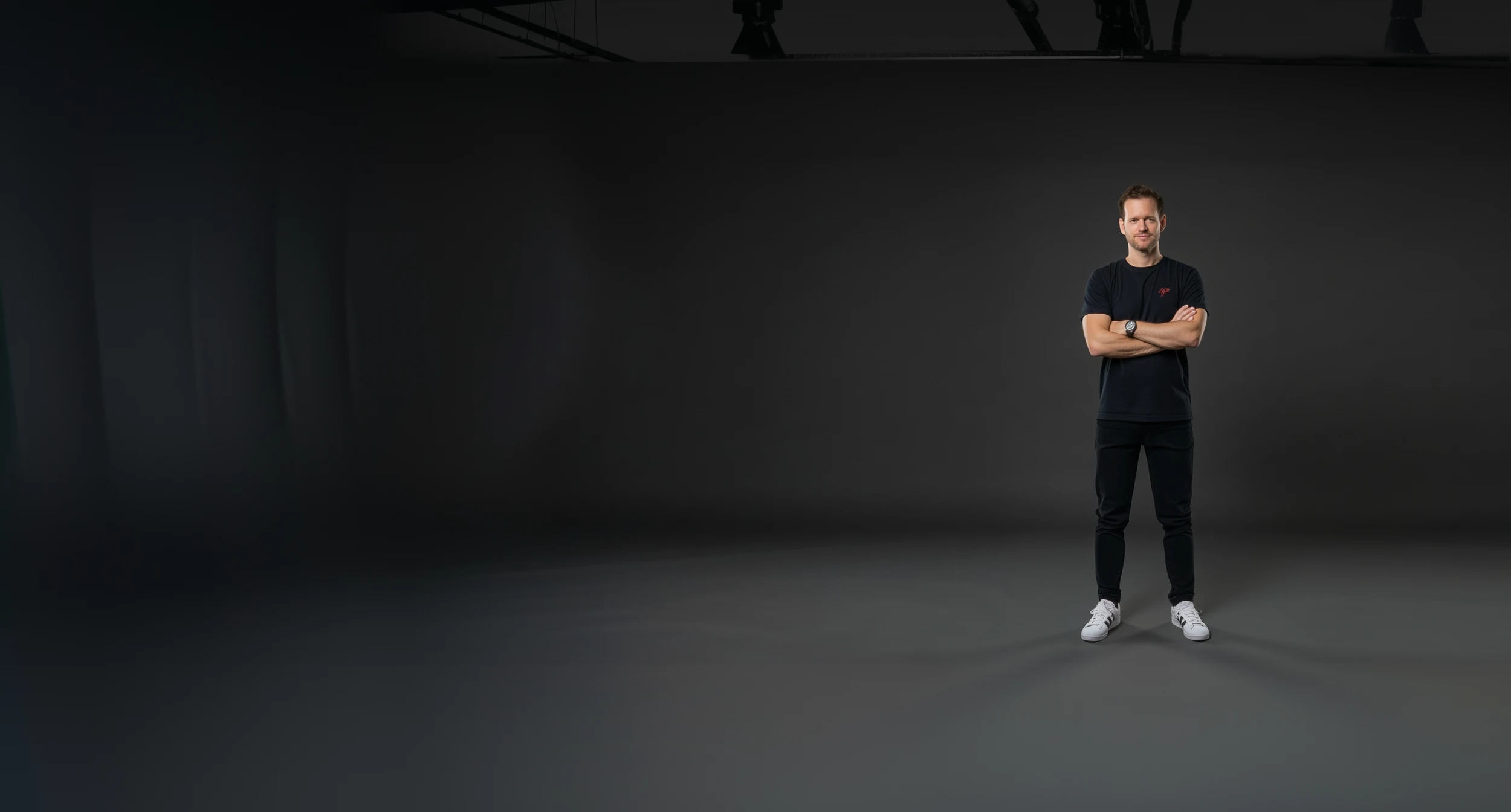 Victor Vermersch standing in a creative studio