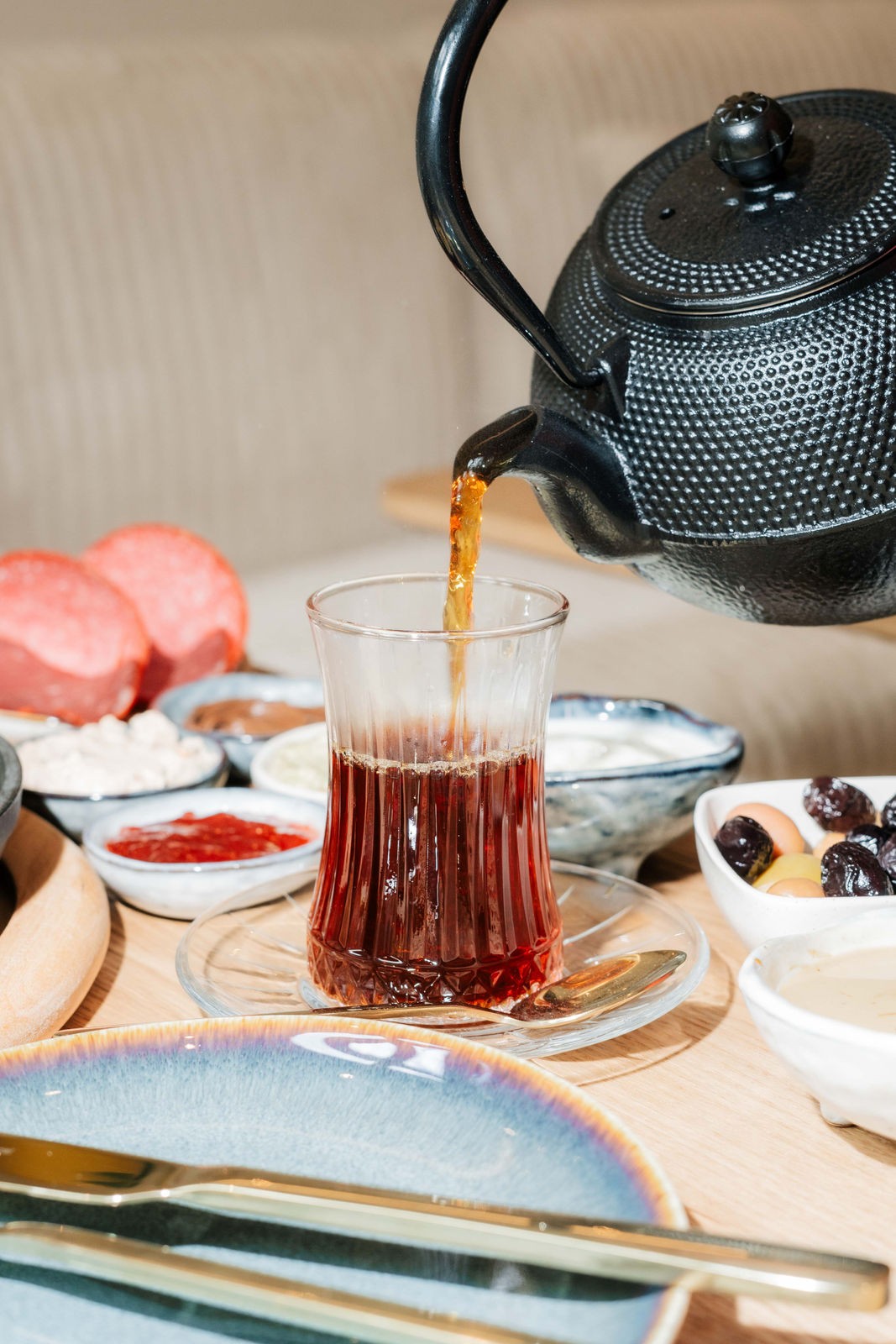 mountains and the lake landscape