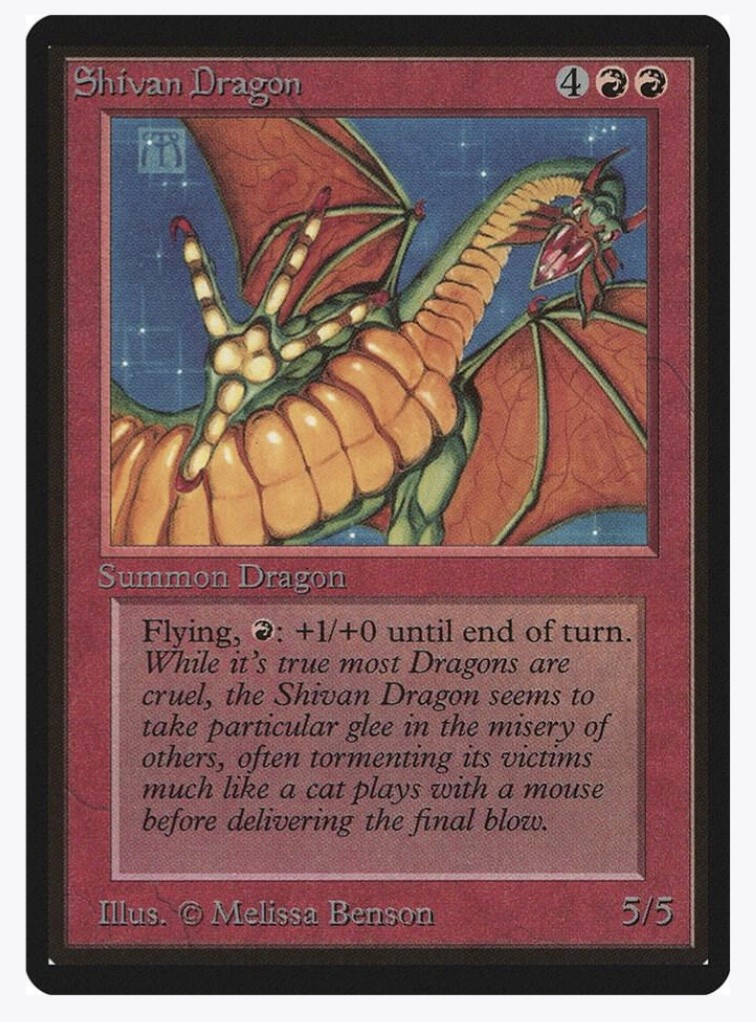 Shivan Dragon Card