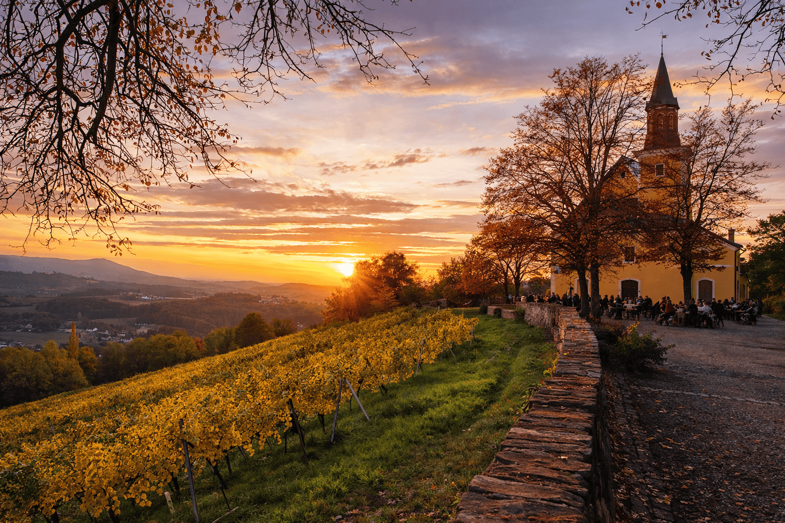 A close-up shot of a handcrafted welcome cocktail served at a Mediterranean hotel patio