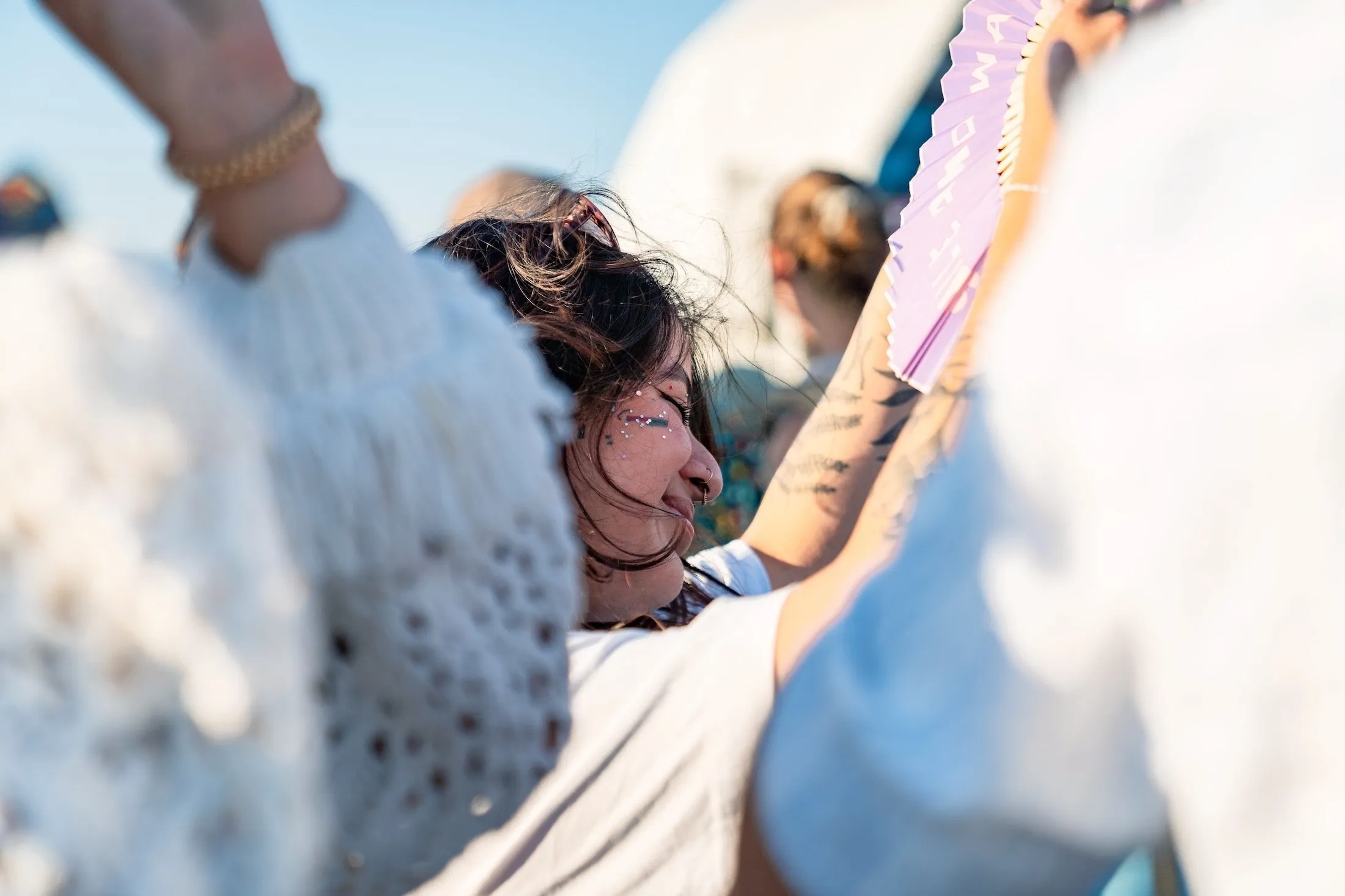 Brand shooting Swisscom Music Festivals blue