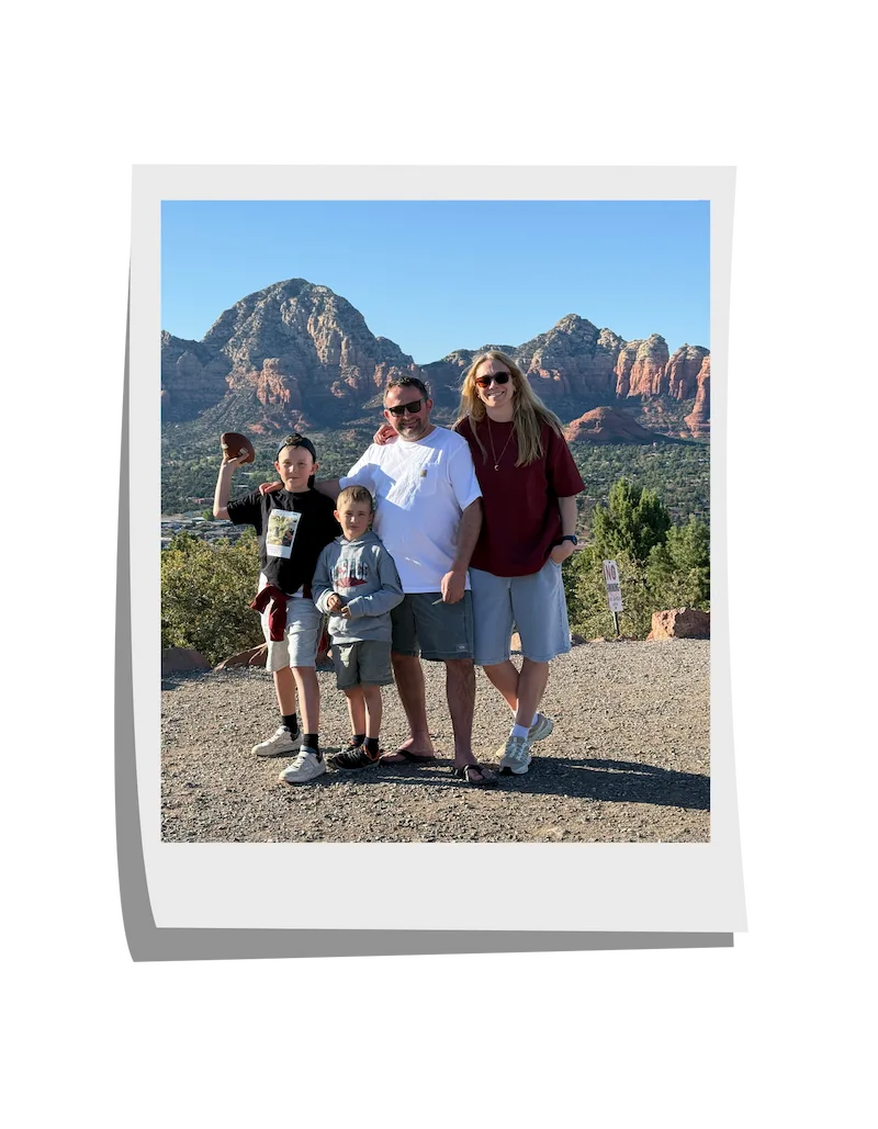 Zdjęcie rodziny w USA