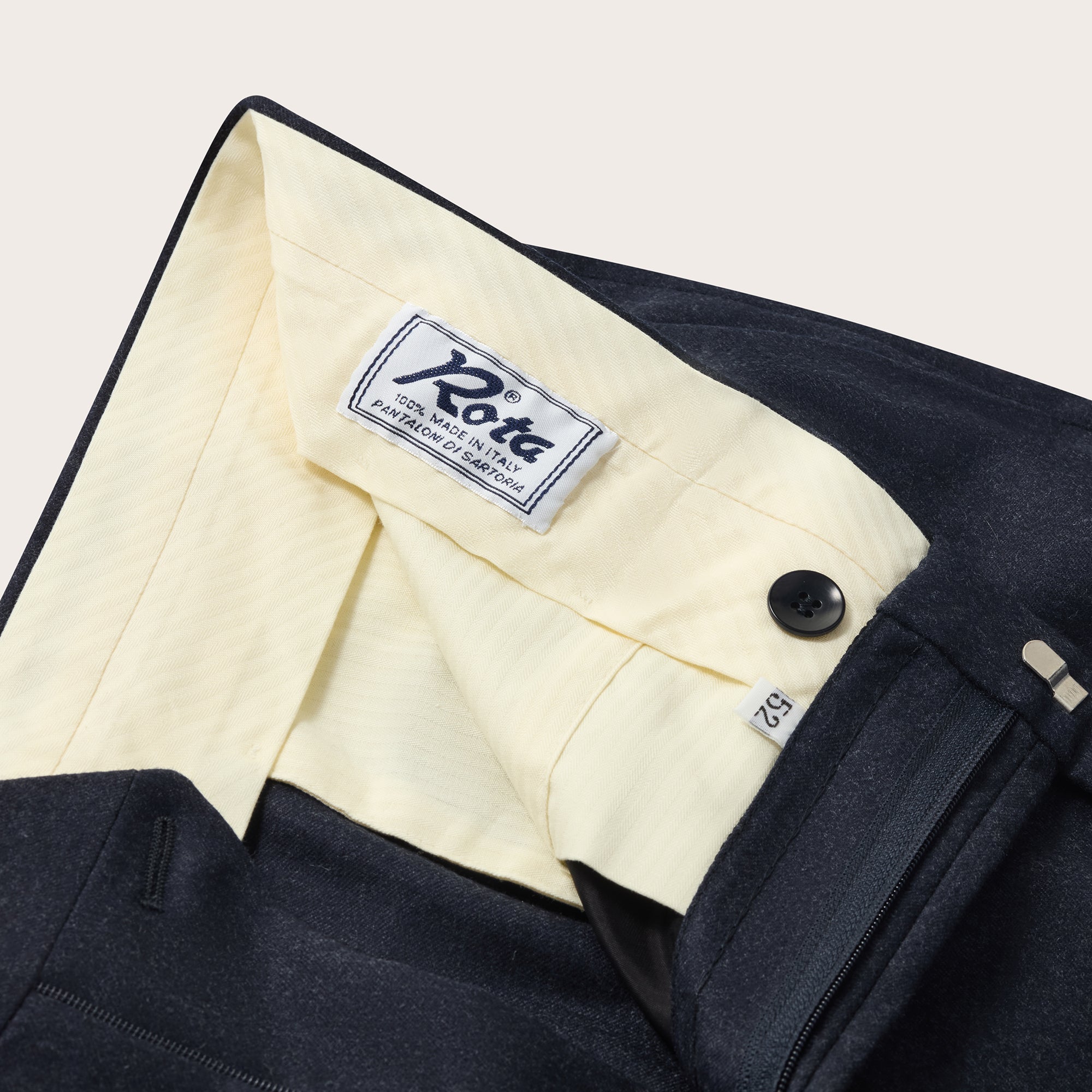 Rota Wool Trousers - Mandelli UK