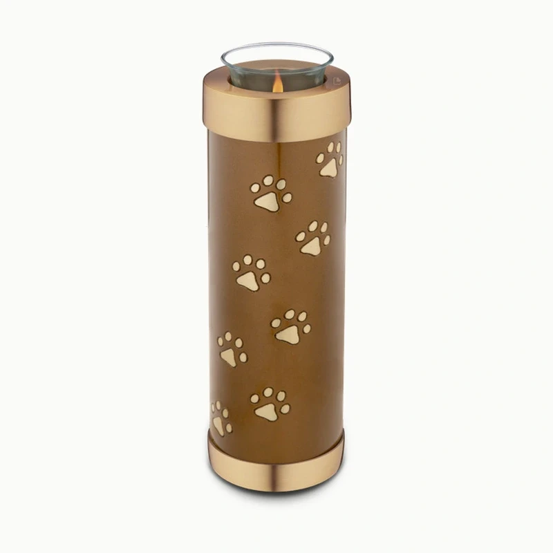 Pawprint Tealight — Bronze Tall — original supplier catalogue image