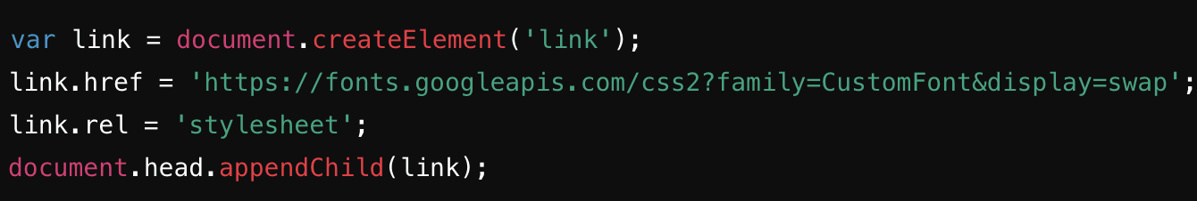 Snippet for loading fonts async