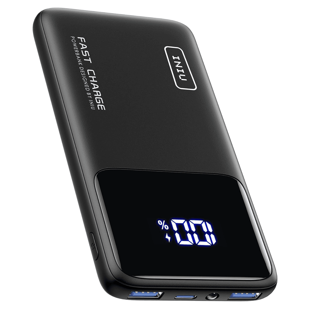 Ininu Fast Charging Slim USB C Portable Charger Power Bank 