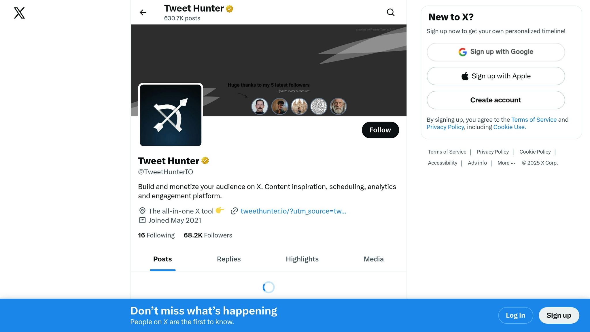Tweet Hunter