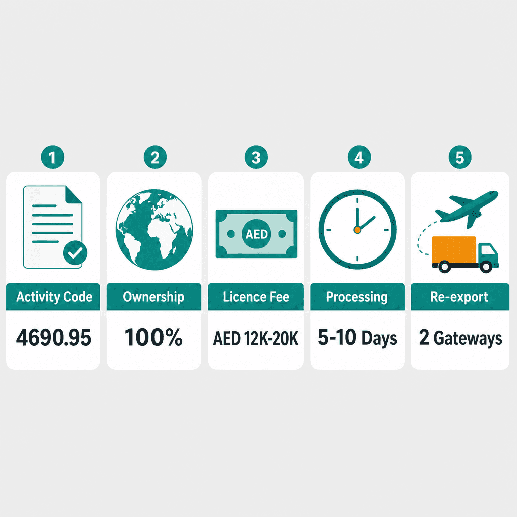 Infographic: How to Get a Dry Ice Trading License in Dubai