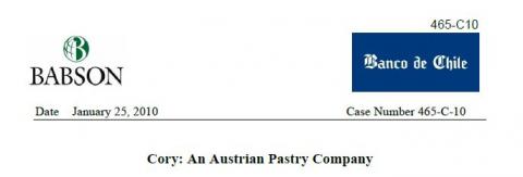 Cory: una empresas austriaca de pastelería