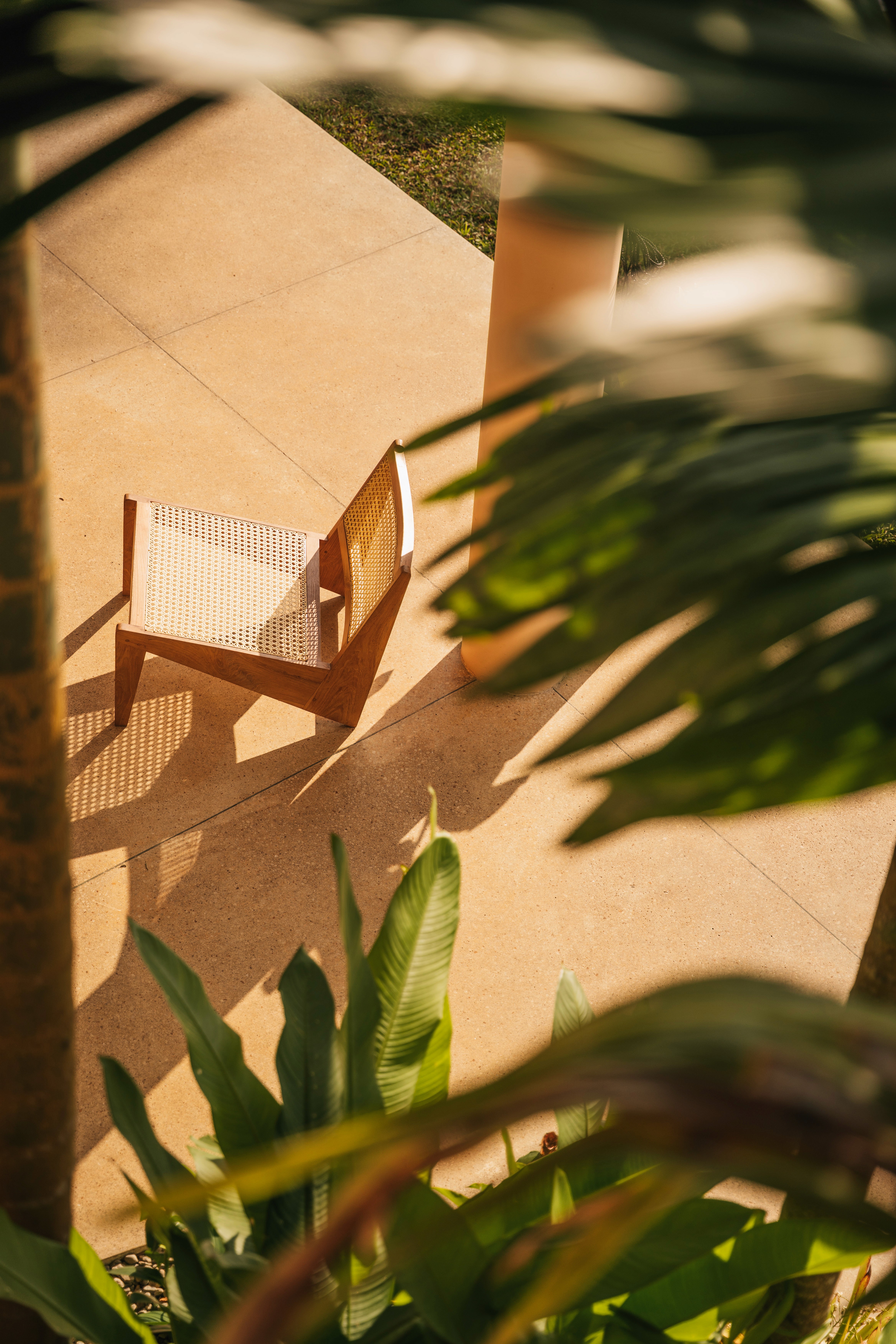 Close up of interior of a treehouse