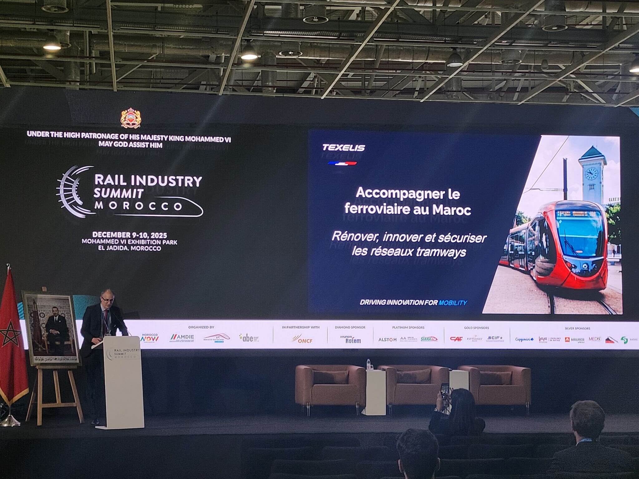 Texelis Transport au Rail Industry Summit Morocco