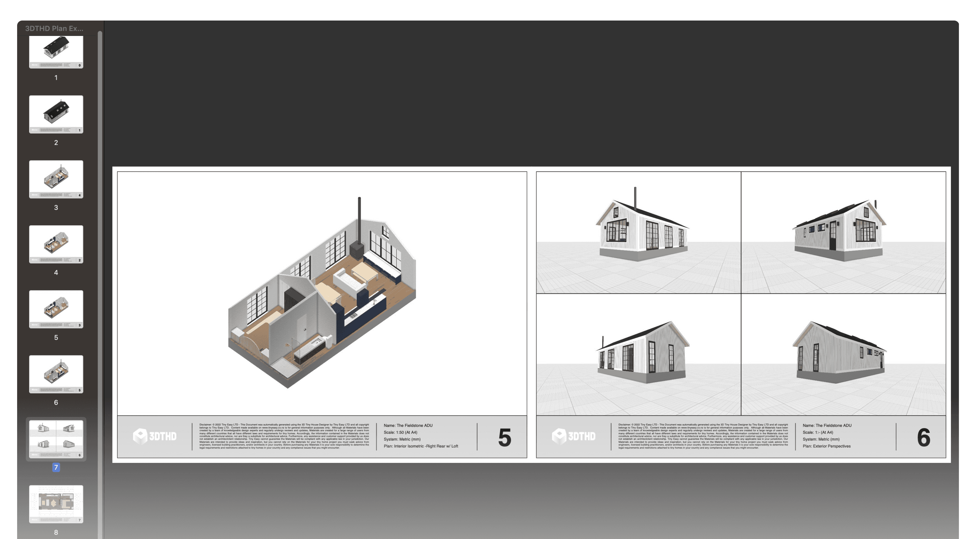 Preview of Tiny Easy's PDF Sales Plan Generation