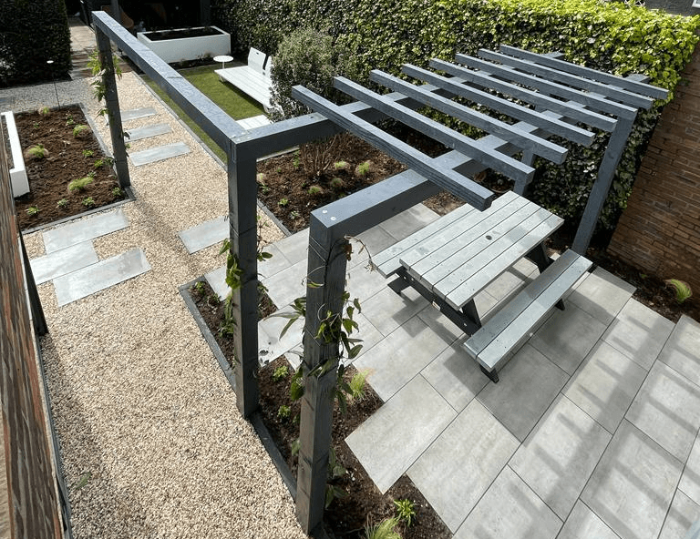 Pergola Art gardens - houtwerk