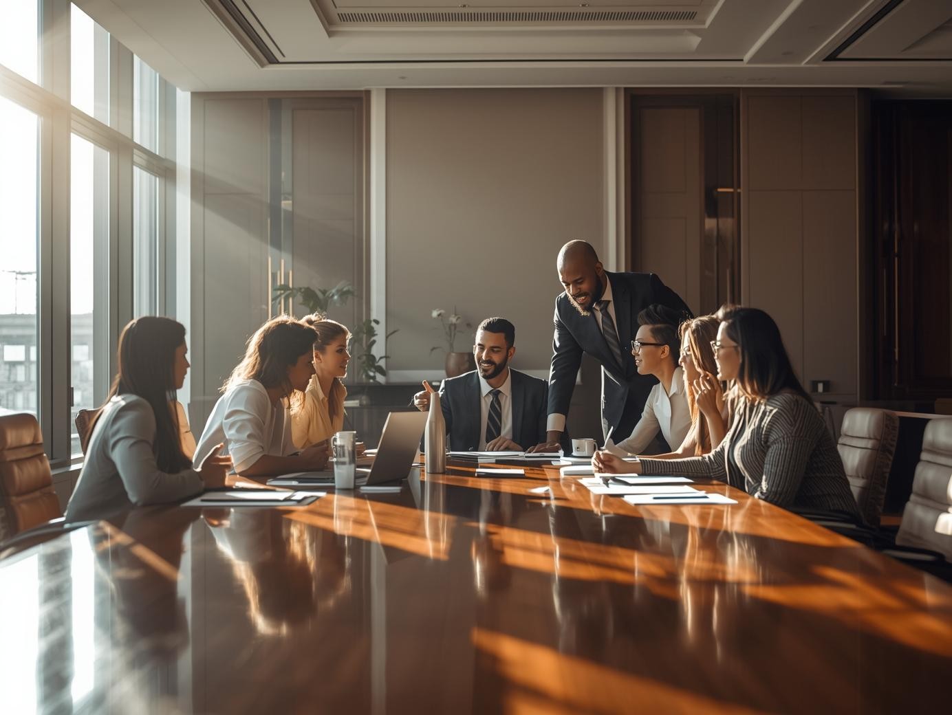 people sitting on chair in front of laptop computers