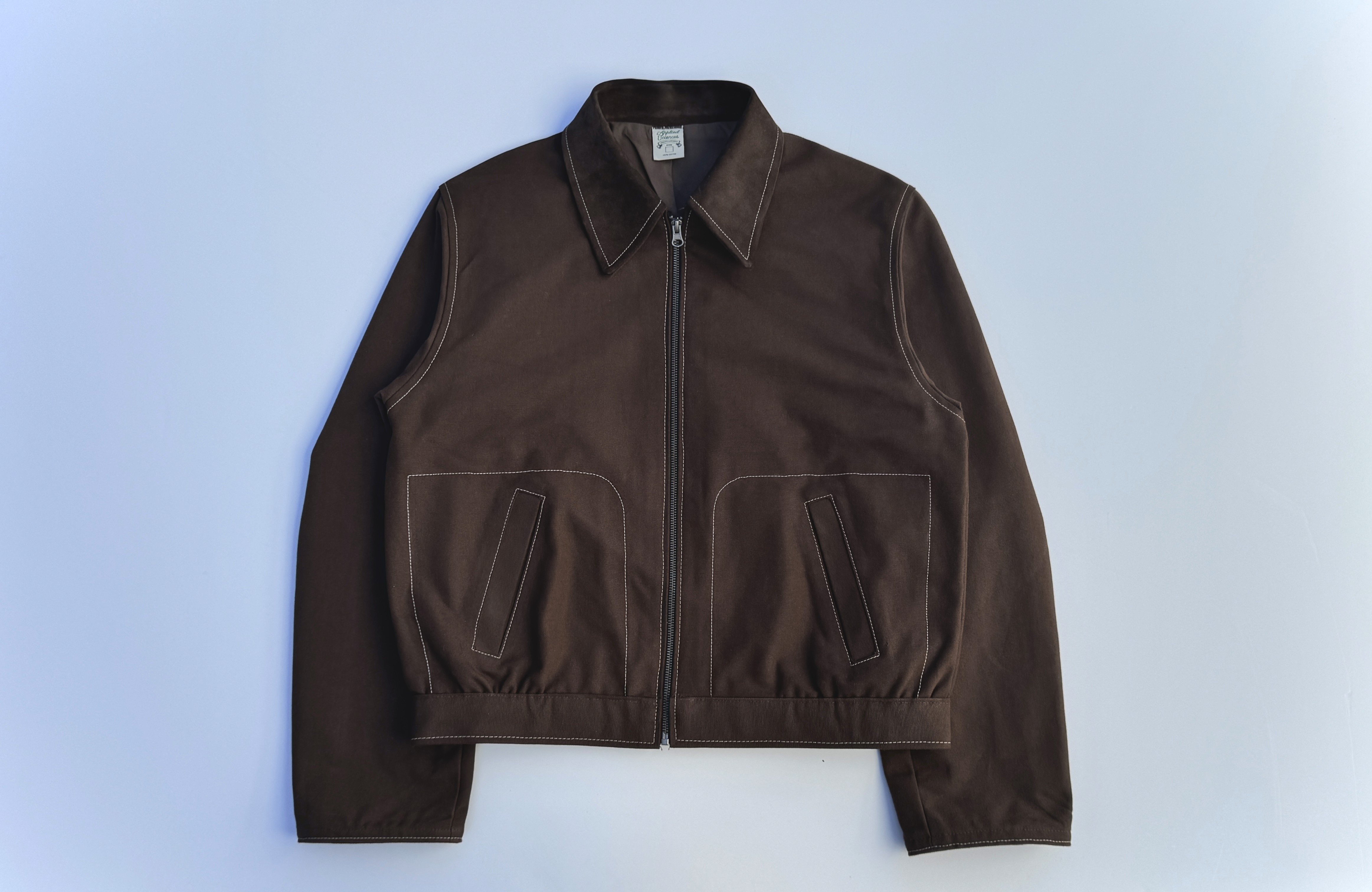 Canvas 50's cropped zip-up jacket 