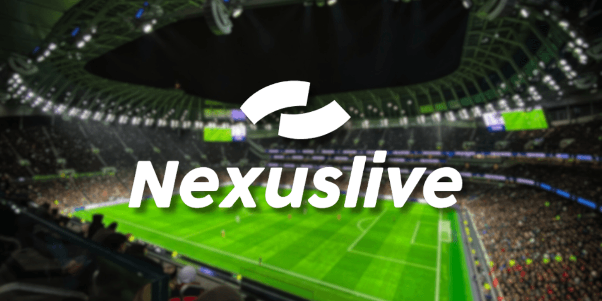 NexusLive branding showcasing live football streaming services and advanced data analytics for global sports engagement.