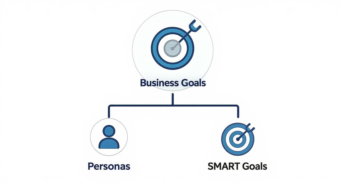Infographic about content marketing strategy guide