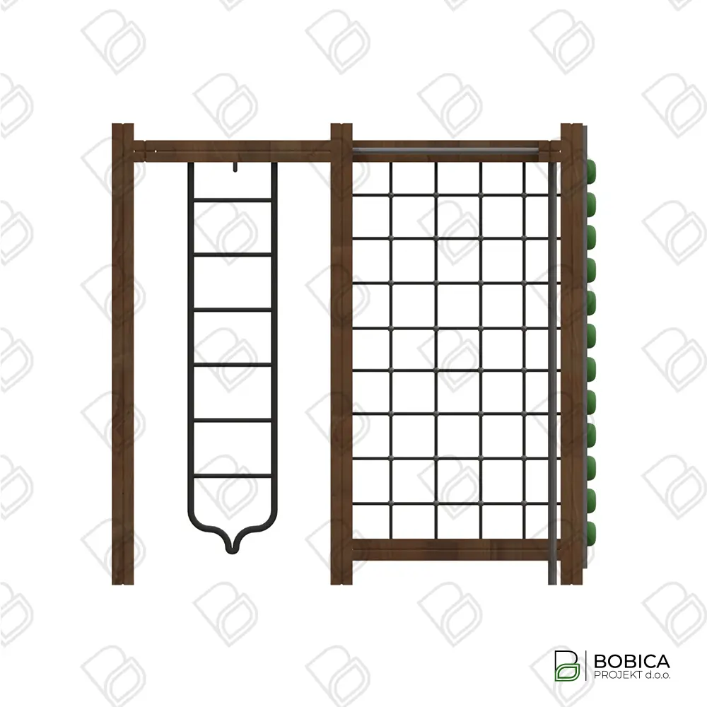 Drvena penjalica "SpiderCube"