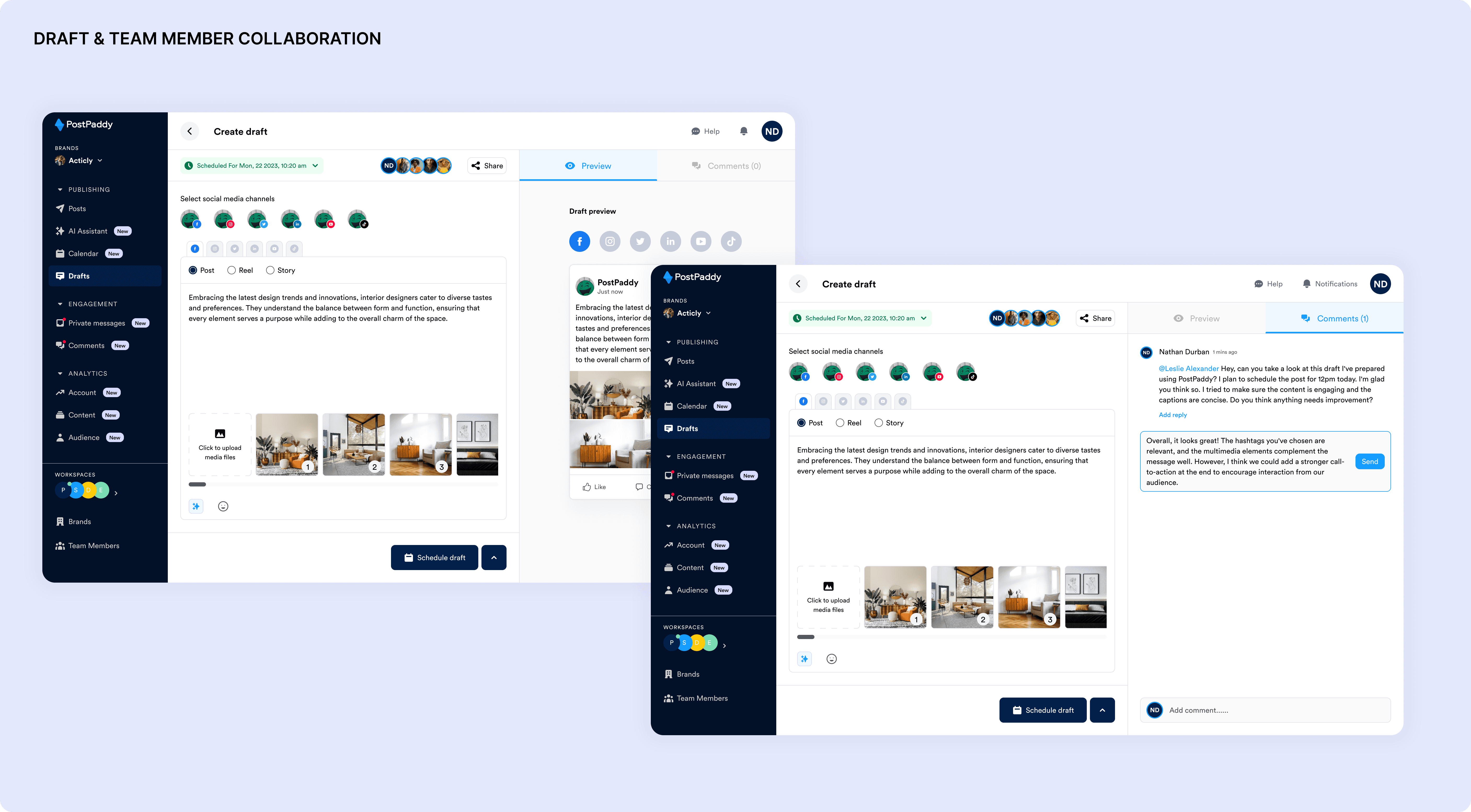draft and colloboration