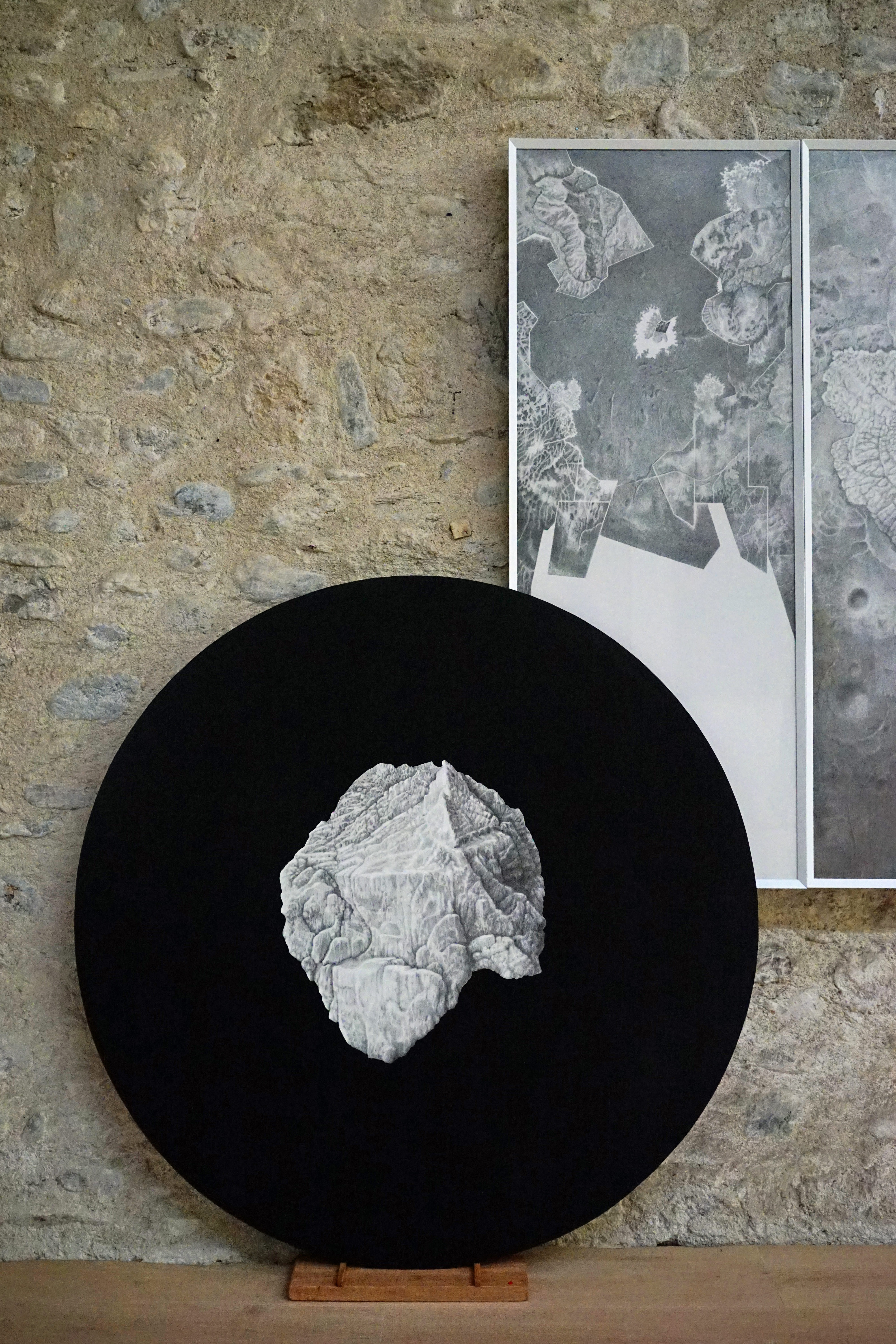 Flashe et graphite