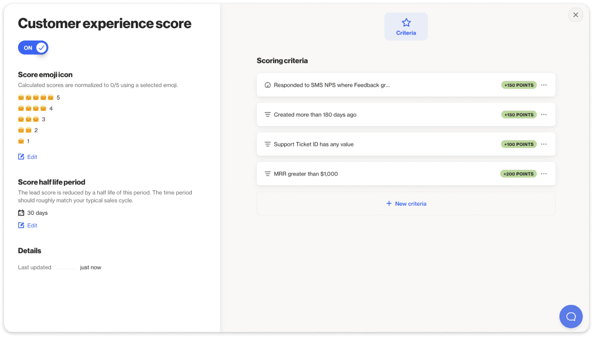 Customer health score