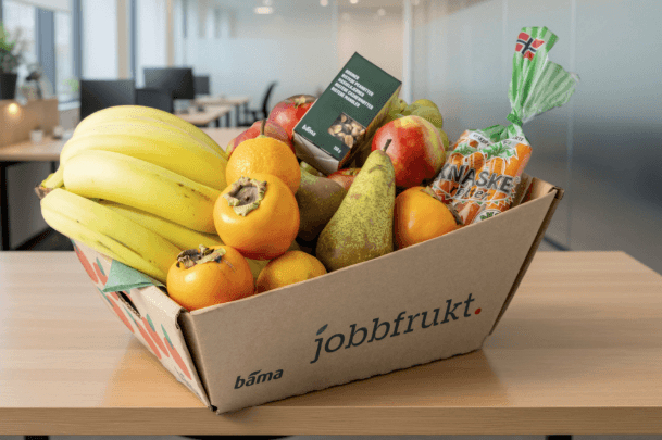 frutkasse på jobben