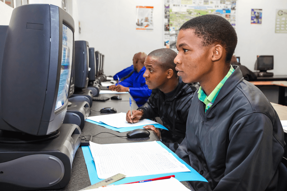 UNESCO Image of Children in Trinidad and Tobago in a ICT Lab