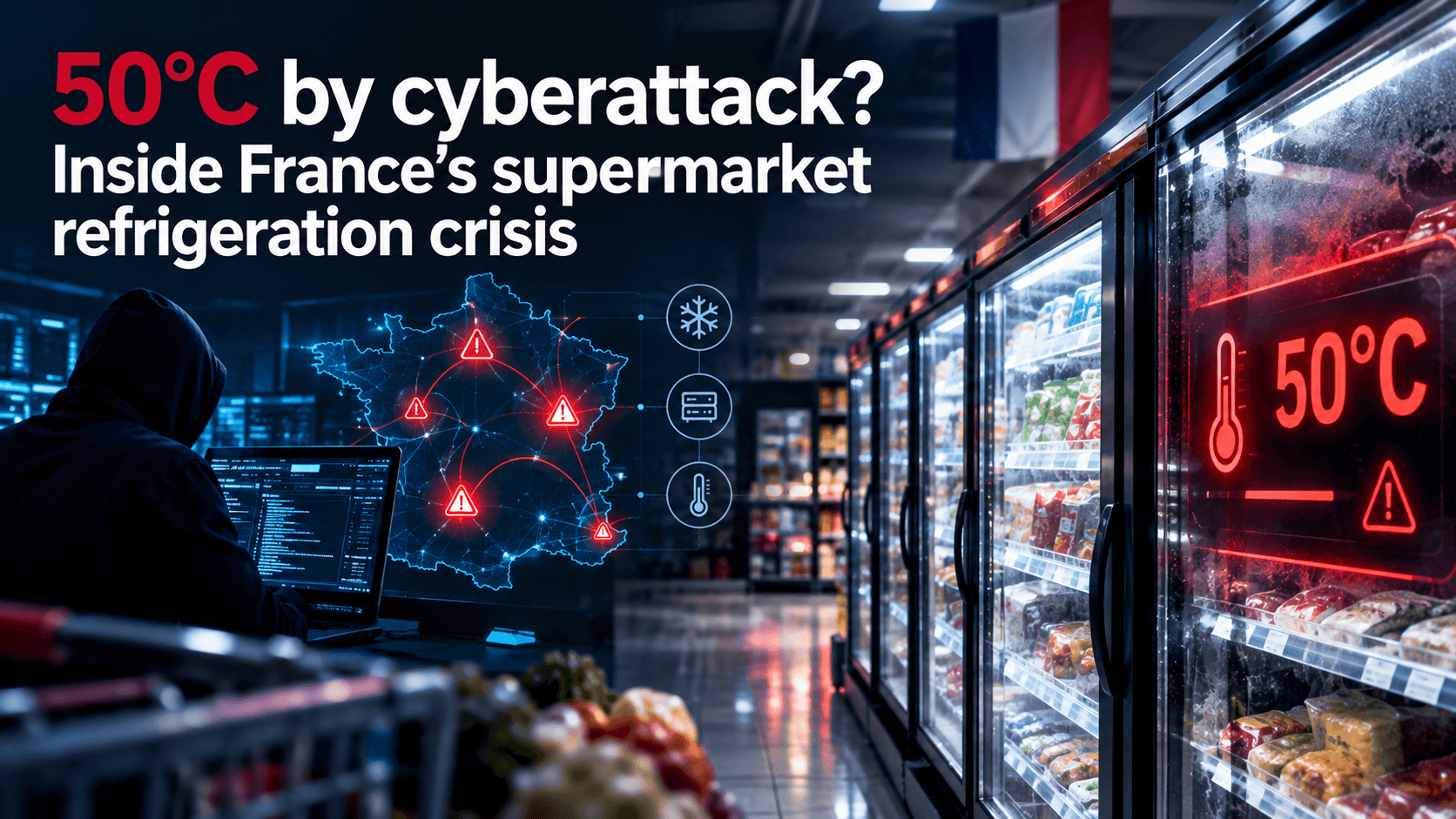 50°C by Cyberattack? France’s Supermarket Crisis