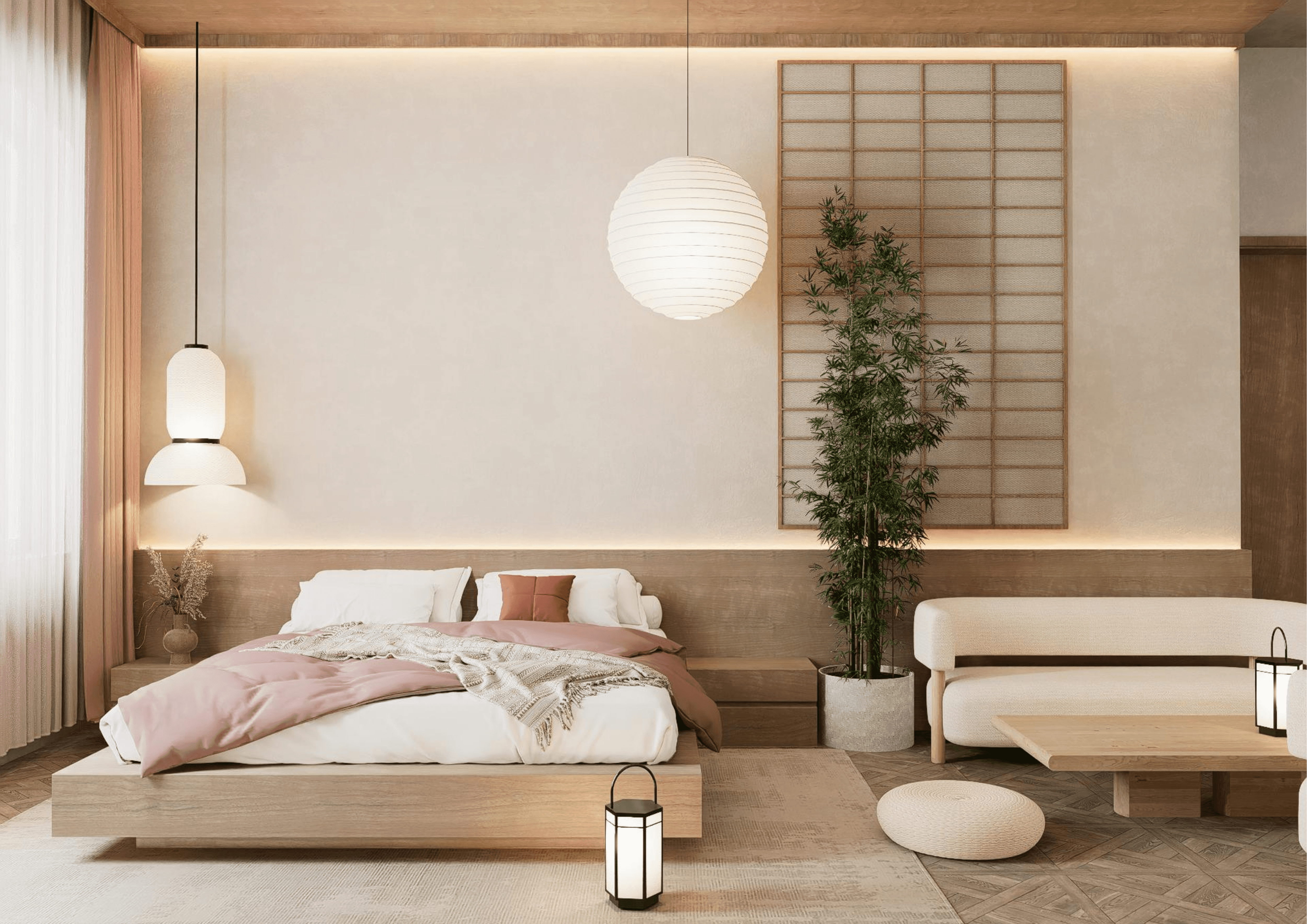 Image of Zen dining space