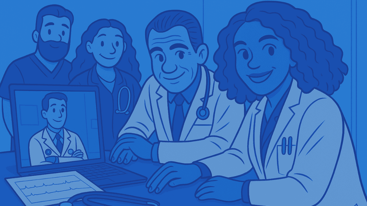 Physical and virtual practitioners