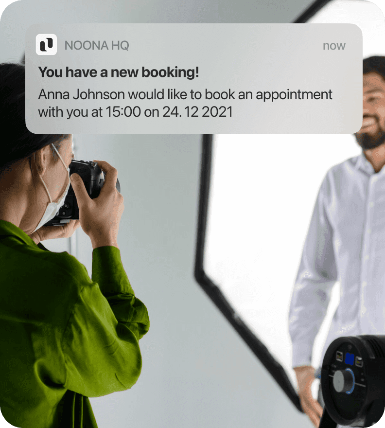 new photography booking