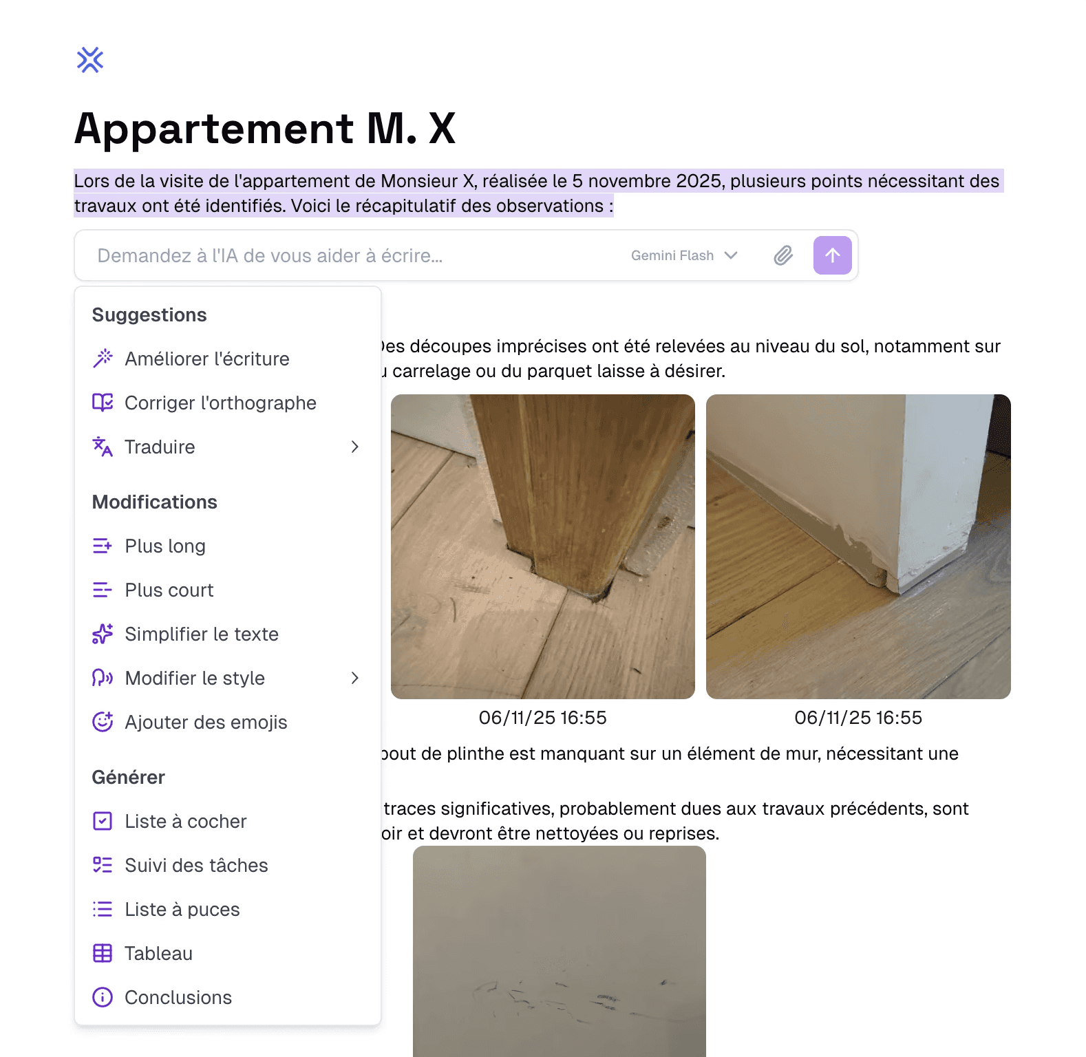 An image of Freelio's budget ui