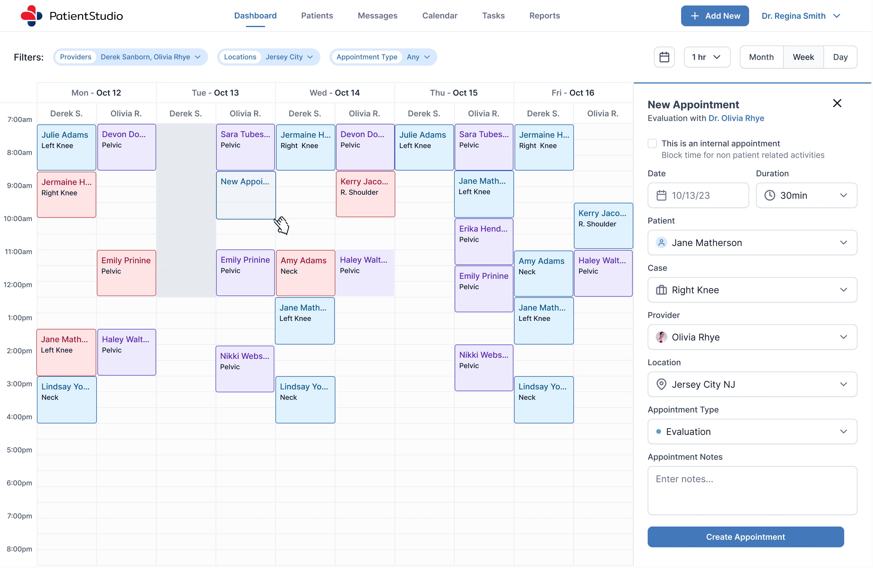 PatientStudio Calendar